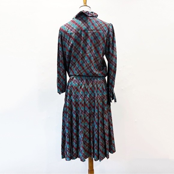 Vintage Yves Saint Laurent 2-piece Skirt Blouse Set - Picture 3 of 13